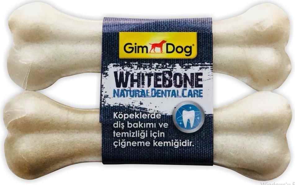 GimDog Mordimi Beyaz Press Kemik 13cm (2'li)