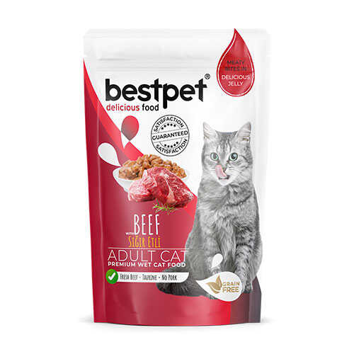 bestpet-pouch-sigir-etli-jelly-tahilsiz-yetiskin-kedi-konservesi-85-gr-yetikin-kedi-konservesi-bestpet-932904-55-B BestPet Pouch Sığır Etli Jelly Tahılsız Yetişkin Kedi Konservesi 85 Gr - Görsel 1