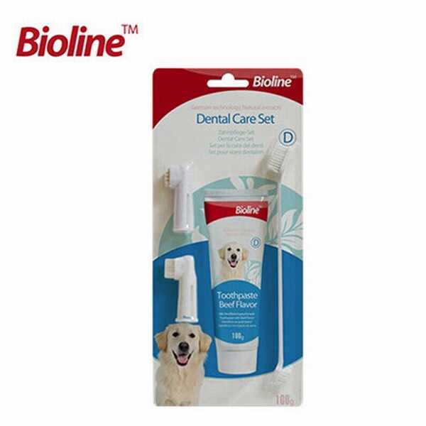 bioline-dental-biftek-aromali-kopek-agiz-dis-bakim-seti-100-gr-kpek-az-ve-di-bakm-bioline-932575-51-B Bioline Dental Biftek Aromalı Köpek Ağız Diş Bakım Seti 100 Gr - Görsel 1