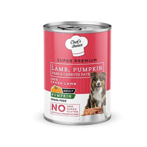 chefs-choice-pumpkin-pate-kuzulu-balkabakli-tahilsiz-yetiskin-kopek-konservesi-24-adet-400-gr-yetikin-kpek-konservesi-chefs-choice-932873-55-B Chefs Choice Pumpkin Pate Kuzulu Balkabaklı Tahılsız Yetişkin Köpek Konservesi 24 Adet 400 Gr - Görsel 1