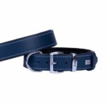 Doggie Konfor Deri Köpek Boyun Tasması Royalblue 3,5x47 55 Cm