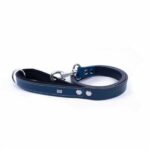 Doggie Konfor Klasik Deri Köpek Gezdirme Tasması Royalblue 2,5x120 Cm