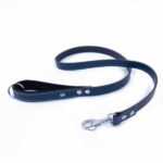 Doggie Konfor Klasik Deri Köpek Gezdirme Tasması Royalblue 2,5x120 Cm - Görsel 2