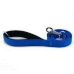 Doggie Konfor Klasik Dokuma Köpek Gezdirme Tasması Royalblue 2,5x120 Cm