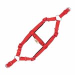 Doggie Konfor Ronin Dokuma Köpek Göğüs Tasması Kırmızı 1,5x35-40 Cm - Görsel 2