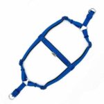 Doggie Konfor Ronin Dokuma Köpek Göğüs Tasması Royalblue 2x55-65 Cm - Görsel 2