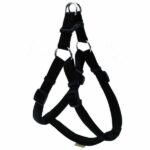 Doggie Konfor Ronin Dokuma Köpek Göğüs Tasması Siyah 2x55-65 Cm