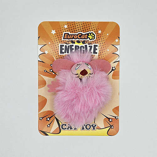 eurocat-pembe-tuylu-fare-kedi-oyuncagi-kedi-pelu-oyunca-eurocat-932204-56-B EuroCat Pembe Tüylü Fare Kedi Oyuncağı - Görsel 1
