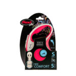 Flexi New Comfort Otomatik Şerit Köpek Gezdirme Tasması Small 5 Mt Kırmızı - Görsel 2