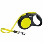 Flexi New Neon Otomatik Şerit Köpek Gezdirme Tasması Medium 5 Mt Sarı