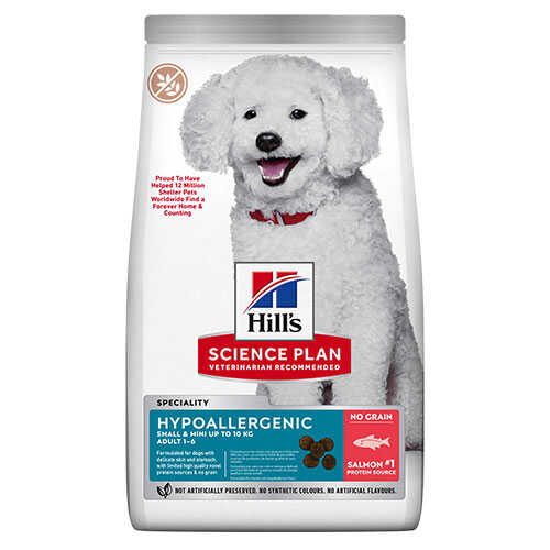 hills-science-plan-hypoallergenic-small-mini-somonlu-kucuk-irk-yetiskin-kopek-mamasi-6-kg-yetikin-kpek-mamas-hills-science-plan-929174-52-B Hill’s SCIENCE PLAN Hypoallergenic Small Mini Somonlu Küçük Irk Yetişkin Köpek Maması 6 Kg - Görsel 1