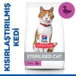 Hill’s SCIENCE PLAN Sterilised Ördekli Kısırlaştırılmış Kedi Maması 3 Kg