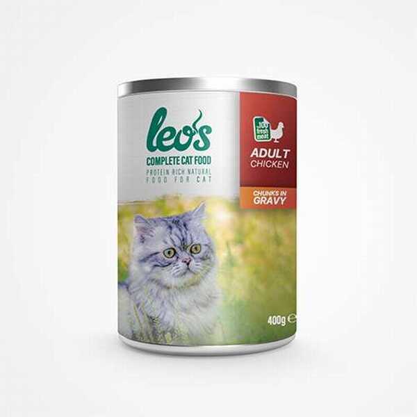 leos-tavuk-parca-etli-soslu-yetiskin-kedi-konservesi-6-adet-400-gr-yetikin-kedi-konservesi-leos-928265-48-B Leos Tavuk Parça Etli Soslu Yetişkin Kedi Konservesi 6 Adet 400 Gr - Görsel 1