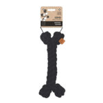 M-Pets Coto Örgü Kemik Köpek Oyuncağı Siyah 30 Cm