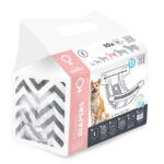 M-Pets Diapers Dişi Köpekler İçin Külot Bez Large 10 lu 32x52 Cm