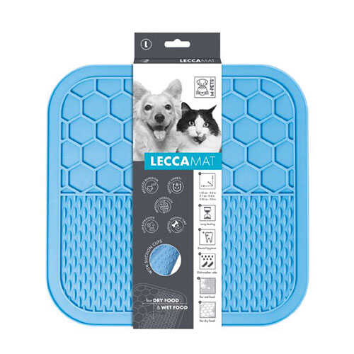 m-pets-lecca-kedi-ve-kopekler-icin-yavas-beslenme-odul-mati-large-mavi-30x30-cm-kpek-plastik-mama-su-kab-m-pets-933040-56-B M-Pets Lecca Kedi ve Köpekler İçin Yavaş Beslenme Ödül Matı Large Mavi 30x30 Cm - Görsel 1