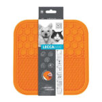 M-Pets Lecca Kedi ve Köpekler İçin Yavaş Beslenme Ödül Matı Medium Turuncu 21x21 Cm