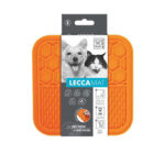 M-Pets Lecca Kedi ve Köpekler İçin Yavaş Beslenme Ödül Matı Small Turuncu 15x15 Cm