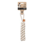 M-Pets Örgü Köpek Oyuncağı Beyaz 34 Cm