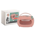 M-Pets Sixties Classic Kedi ve Küçük Irk Köpek Taşıma Çantası Pembe 48x29x30 Cm