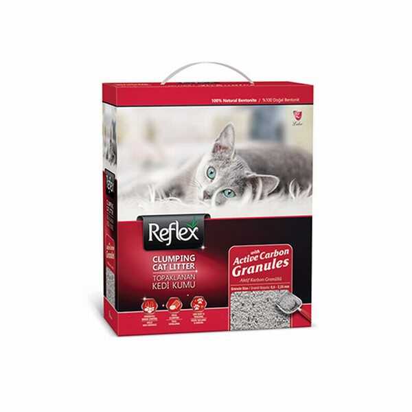 reflex-granul-aktif-karbonlu-topaklanan-kedi-kumu-10-lt-doal-bentonit-kedi-kumu-reflex-909809-49-B Reflex Granül Aktif Karbonlu Topaklanan Kedi Kumu 10 Lt - Görsel 1