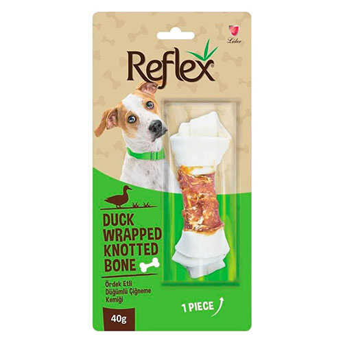 reflex-ordek-eti-sargili-dugumlu-kopek-cigneme-kemigi-40-gr-kpek-dlleri-reflex-929576-53-B Reflex Ördek Eti Sargılı Düğümlü Köpek Çiğneme Kemiği 40 Gr - Görsel 1