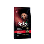 Reflex Plus Senior Orta ve Büyük Irk Kuzulu ve Pirinçli Yaşlı Köpek Maması 3 Kg