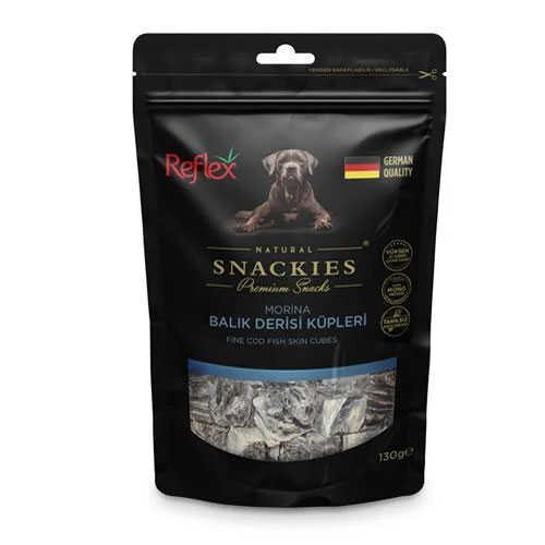 reflex-snackies-natural-balik-derisi-kupleri-tahilsiz-kopek-odul-mamasi-130-gr-kpek-dlleri-reflex-929592-55-B Reflex Snackies Natural Balık Derisi Küpleri Tahılsız Köpek Ödül Maması 130 Gr - Görsel 1