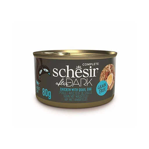 schesir-after-dark-pate-tavuk-etli-ve-bildircin-yumurtali-tahilsiz-yetiskin-kedi-konservesi-80-gr-yetikin-kedi-konservesi-schesir-929993-53-B Schesir After Dark Pate Tavuk Etli ve Bıldırcın Yumurtalı Tahılsız Yetişkin Kedi Konservesi 80 Gr - Görsel 1