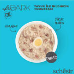 Schesir After Dark Pate Tavuk Etli ve Bıldırcın Yumurtalı Tahılsız Yetişkin Kedi Konservesi 80 Gr - Görsel 3