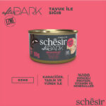 Schesir After Dark Pate Tavuk Etli ve Sığır Etli Tahılsız Yetişkin Kedi Konservesi 80 Gr - Görsel 2