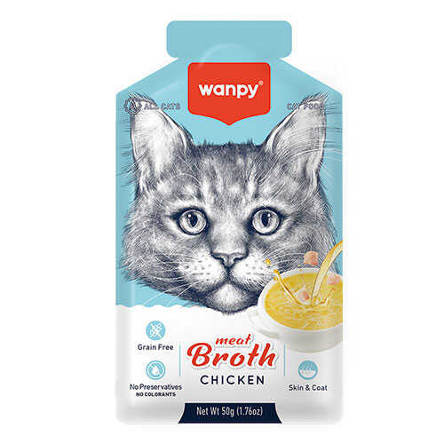 wanpy-tavuk-etli-tahilsiz-kedi-corbasi-50-gr-kedi-dlleri-wanpy-932271-55-B Wanpy Tavuk Etli Tahılsız Kedi Çorbası 50 Gr - Görsel 1