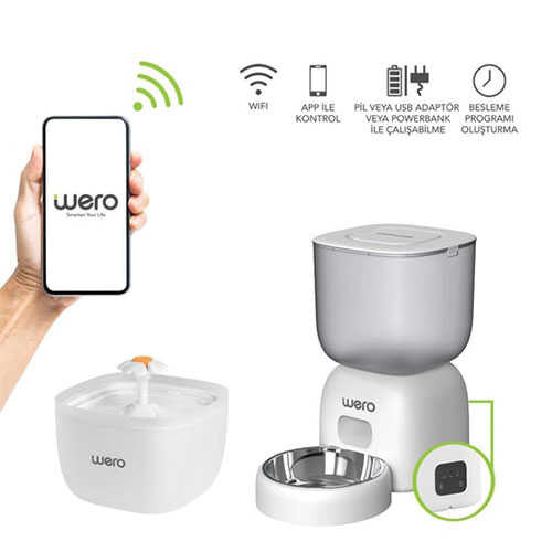 wero-2in1-akilli-kedi-ve-kopek-mama-kabi-ve-su-pinari-seti-wi-fi-kontrollu-otomatik-besleme-kedi-otomatik-mama-su-kab-wero-933399-56-B Wero 2in1 Akıllı Kedi ve Köpek Mama Kabı ve Su Pınarı Seti Wi-Fi Kontrollü Otomatik Besleme - Görsel 1