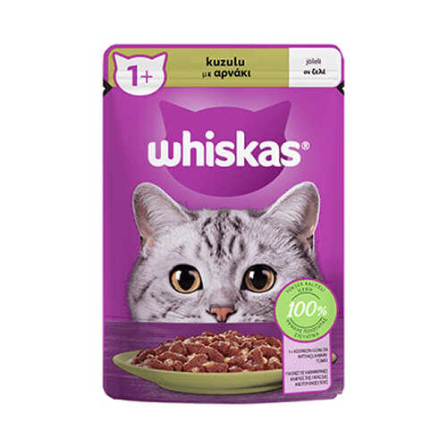 whiskas-pouch-jole-icinde-kuzulu-yetiskin-kedi-konservesi-12-adet-85-gr-yetikin-kedi-konservesi-whiskas-929752-49-B Whiskas Pouch Jöle İçinde Kuzulu Yetişkin Kedi Konservesi 12 Adet 85 Gr - Görsel 1