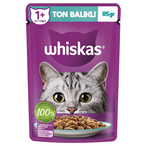 whiskas-pouch-jole-icinde-ton-balikli-yetiskin-kedi-konservesi-6-adet-85-gr-yetikin-kedi-konservesi-whiskas-929747-49-B Whiskas Pouch Jöle İçinde Ton Balıklı Yetişkin Kedi Konservesi 6 Adet 85 Gr - Görsel 1