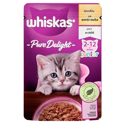 whiskas-pouch-pure-delight-jole-icinde-tavuklu-yavru-kedi-konservesi-12-adet-85-gr-yavru-kedi-konservesi-whiskas-929797-51-B Whiskas Pouch Pure Delight Jöle İçinde Tavuklu Yavru Kedi Konservesi 12 Adet 85 Gr - Görsel 1