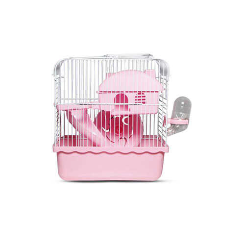 zampa-hamster-kafesi-23x17x33-cm-pembe-hamster-aksesuarlar-zampa-682512-54-B Zampa Hamster Kafesi 23x17x33 Cm Pembe - Görsel 1