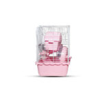 Zampa Hamster Kafesi 23x17x33 Cm Pembe - Görsel 2