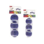 M-Pets Hop Tenis Topu Köpek Oyuncağı Mavi 3'lü 6,4 Cm - Görsel 3