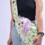 Pawstar Avocado Crossbody Küçük Irk Köpek Taşıma Çantası 50x15x20 Cm