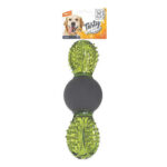 M-Pets Uranus Kauçuk Ödül Hazneli Köpek Oyuncağı Yeşil 16,5x6x6 Cm