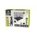 M-Pets Voyager Tekerlekli 2 Kapılı Köpek Kafesi XXLarge Siyah 122x76x84 Cm