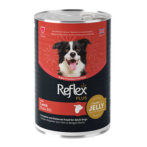 reflex-plus-jole-icinde-et-parcacikli-kuzu-etli-yetiskin-kopek-konservesi-12-adet-400-gr-yetiskin-kopek-konservesi-reflex-plus-978304-57-B Reflex Plus Jöle İçinde Et Parçacıklı Kuzu Etli Yetişkin Köpek Konservesi 12 Adet 400 Gr - Görsel 1