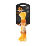 M-Pets Carnivore Ring Bone Pastırma Aromalı Kemik Köpek Oyuncağı Sarı Small 17,8x4,9x4 Cm