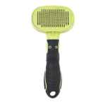 M-Pets Click Groom Temizleme Düğmeli Masaj Uçlu Kedi ve Köpek Tarağı 19,2x9x5,5 Cm - Görsel 2