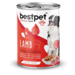 BestPet Parça Etli Kuzu Etli Yetişkin Köpek Konservesi 6 Adet 400 Gr
