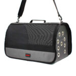 Lepus Kedi Köpek Çantası Mesh Bag Gri 28x45x28 Cm