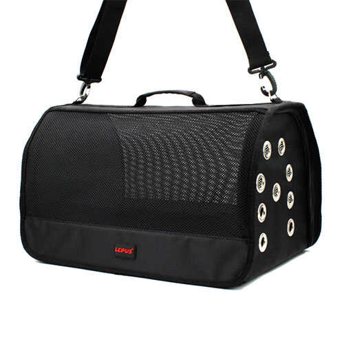lepus-kedi-kopek-cantasi-mesh-bag-siyah-28x45x28-cm-kopek-tasima-cantasi-lepus-994939-57-B Lepus Kedi Köpek Çantası Mesh Bag Siyah 28x45x28 Cm - Görsel 1