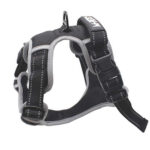 M-Pets Hiking Reflektörlü Köpek Göğüs Tasması Siyah Large 45-95 Cm - Görsel 3