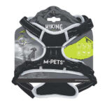 M-Pets Hiking Reflektörlü Köpek Göğüs Tasması Siyah Small 35-60 Cm